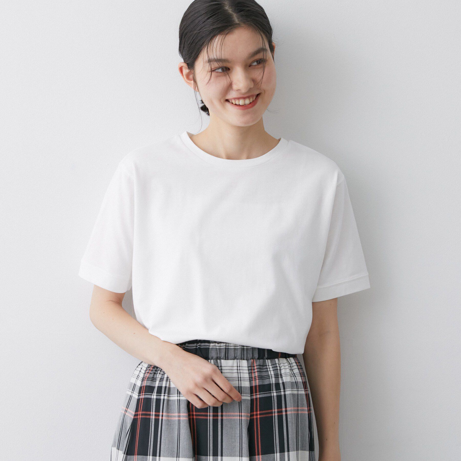 Dessin「【洗える】半袖シャツテールカットソー」|Tシャツ・カットソー|