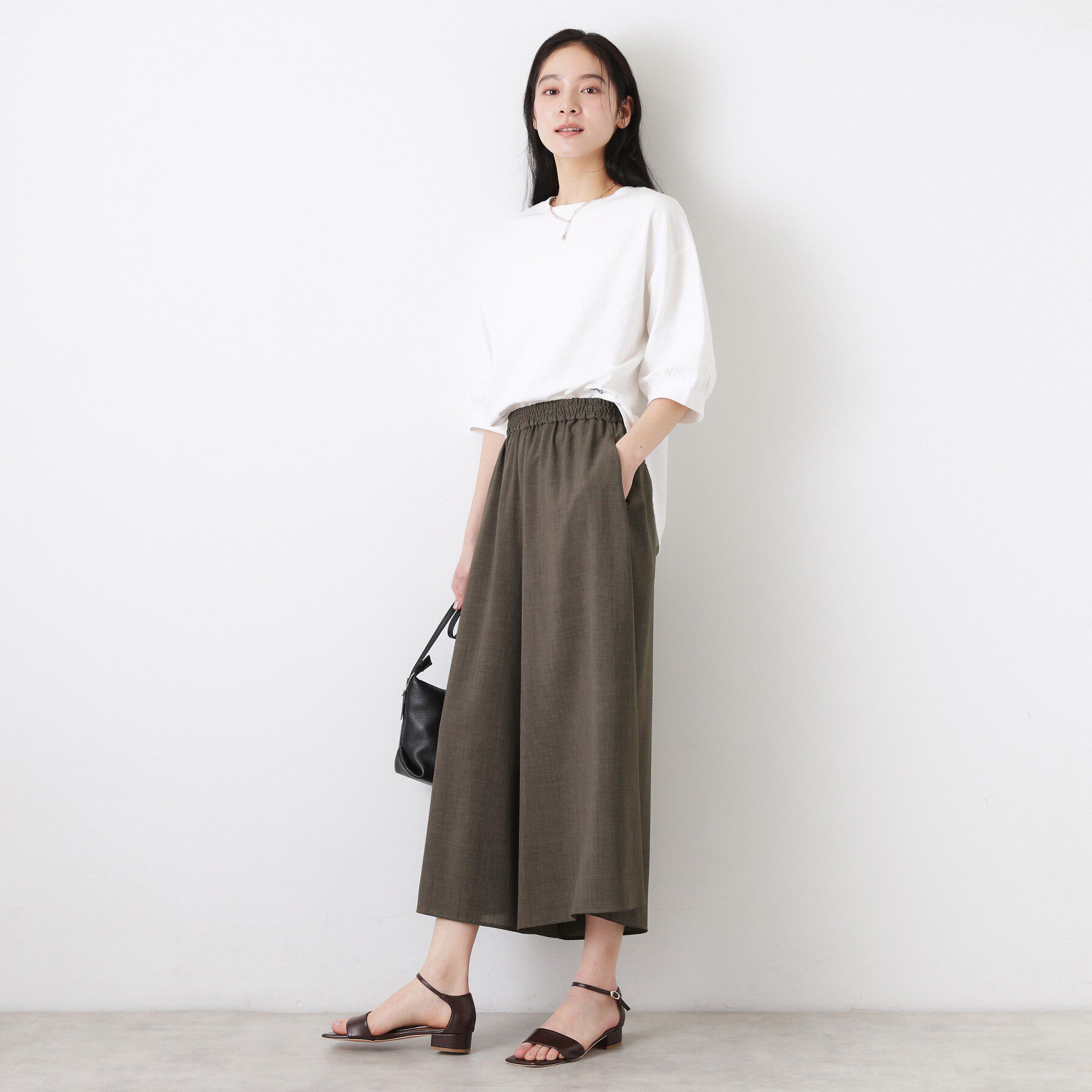 Dessin「【UVカット/接触冷感】フレアワイドパンツ」|その他|