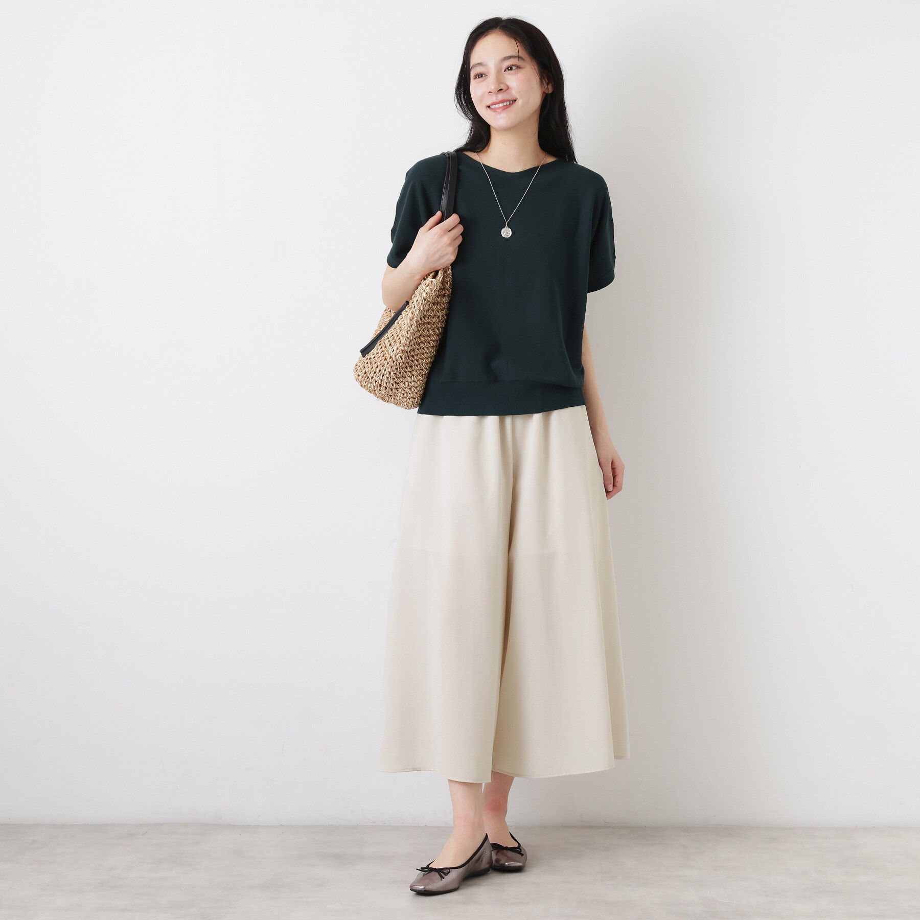 Dessin「【UVカット/接触冷感】フレアワイドパンツ」|その他|