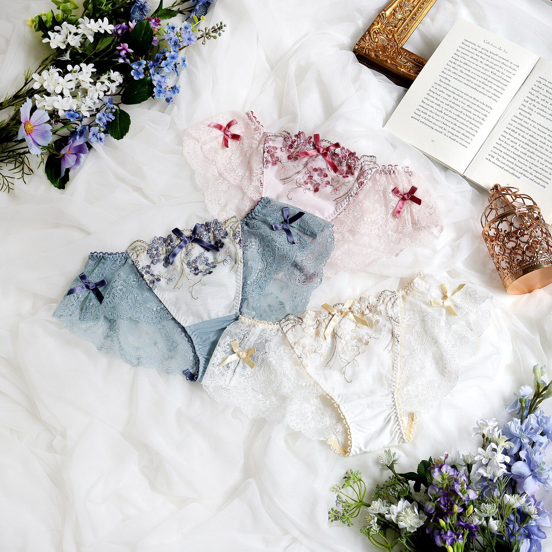 Risa Magli「クラーラ レースショーツ」|インナー|