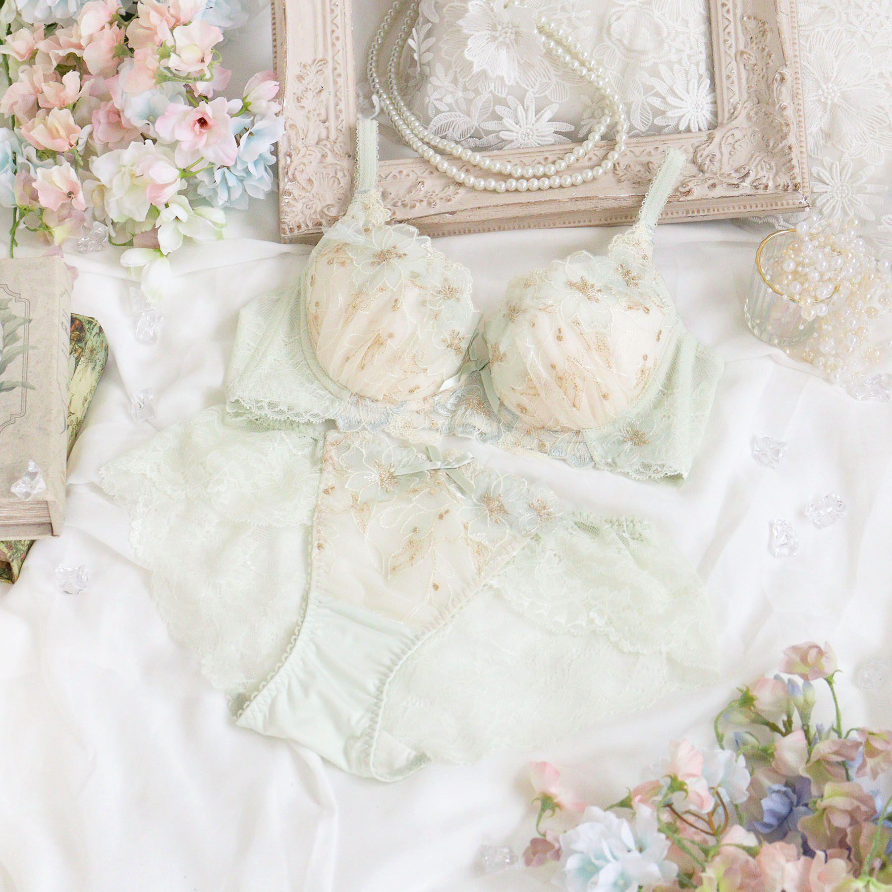 Risa Magli「リカルダ レースショーツ」|インナー|