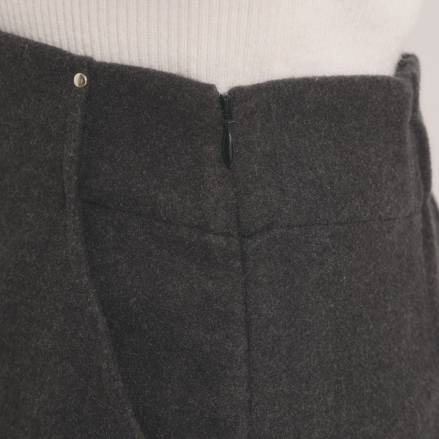 ITS&rsquo;DEMO「【洗濯機OK】カットメルトンタイトスカート」|スカート|