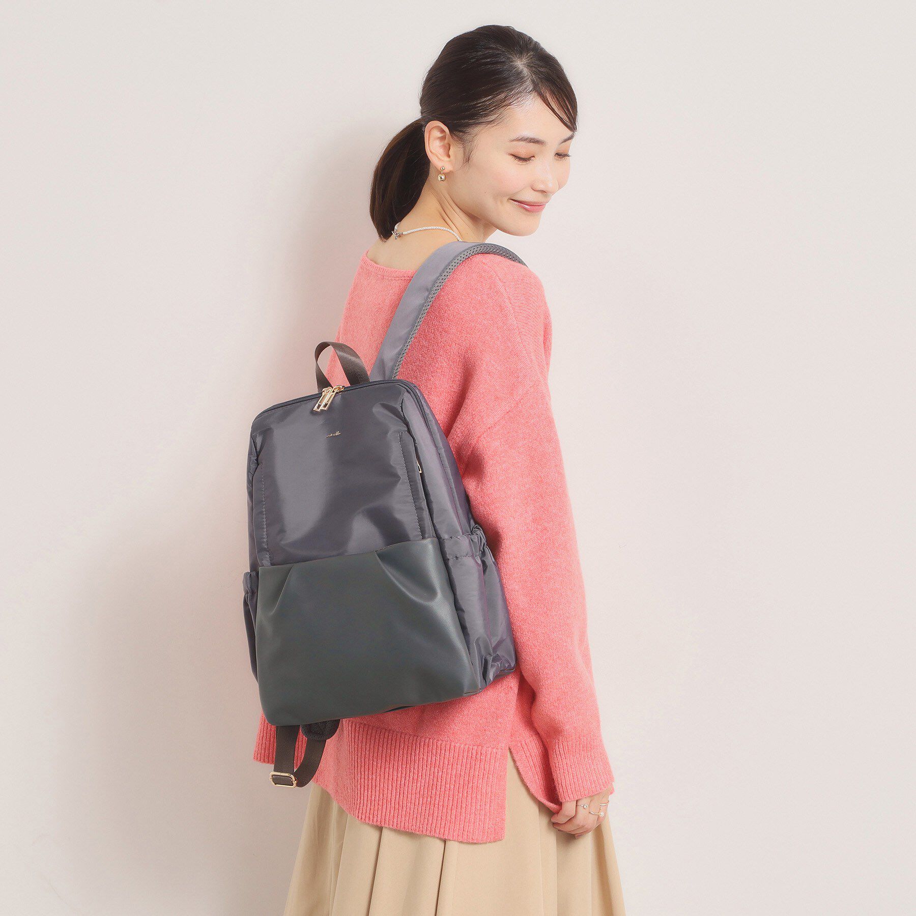 ITS&rsquo;DEMO「【収納アドバイザー監修】バルーンリュック」|リュック|