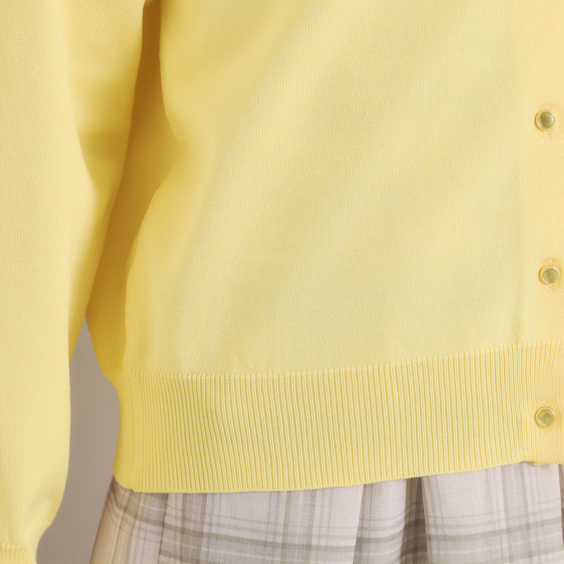 ITS&rsquo;DEMO「【縮みに強い／毛玉防止／洗濯機OK】タフニットクルーカーディガン」|カーディガン|