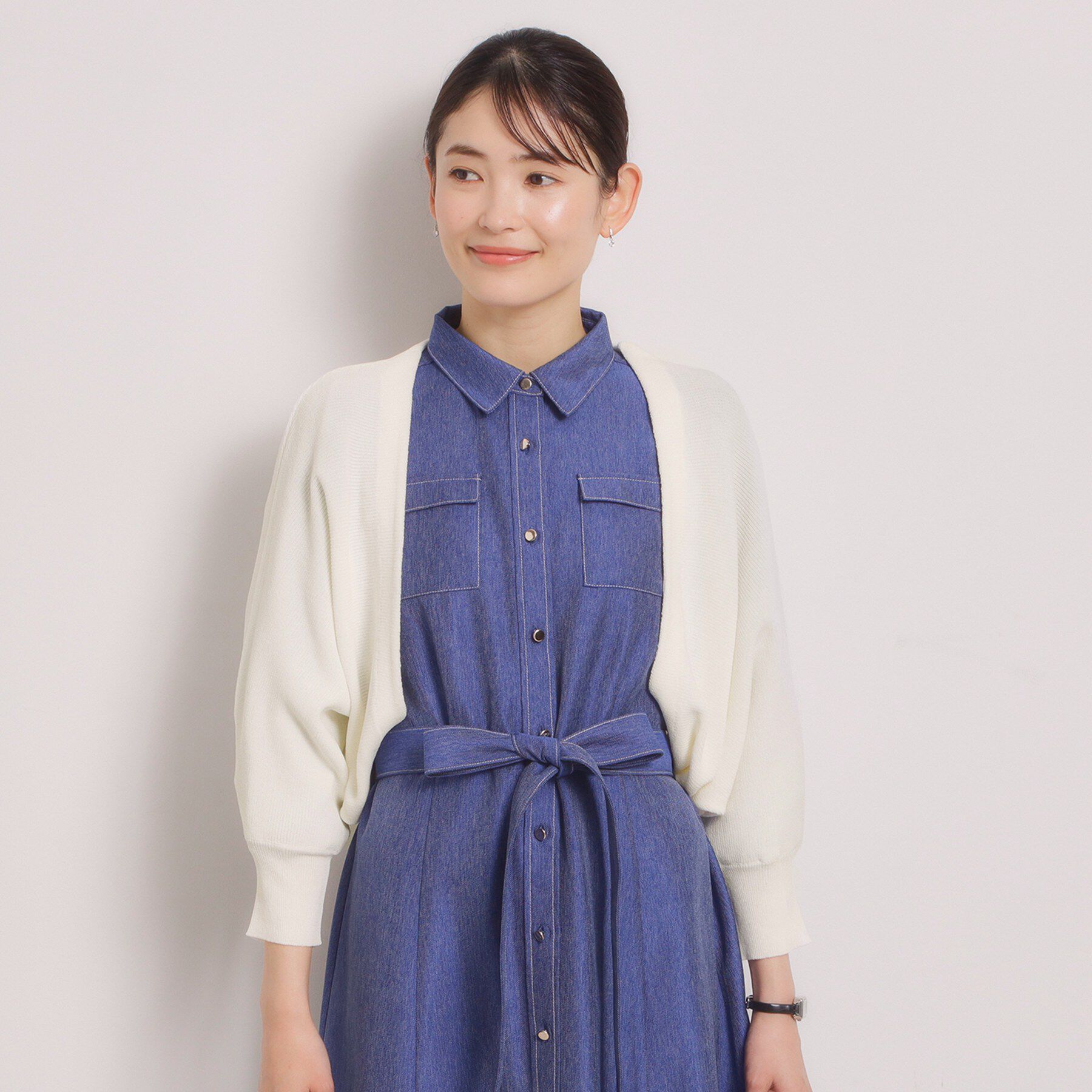 ITS&rsquo;DEMO「【UVケア／毛玉防止／手洗い可】ニットボレロ」|カーディガン|