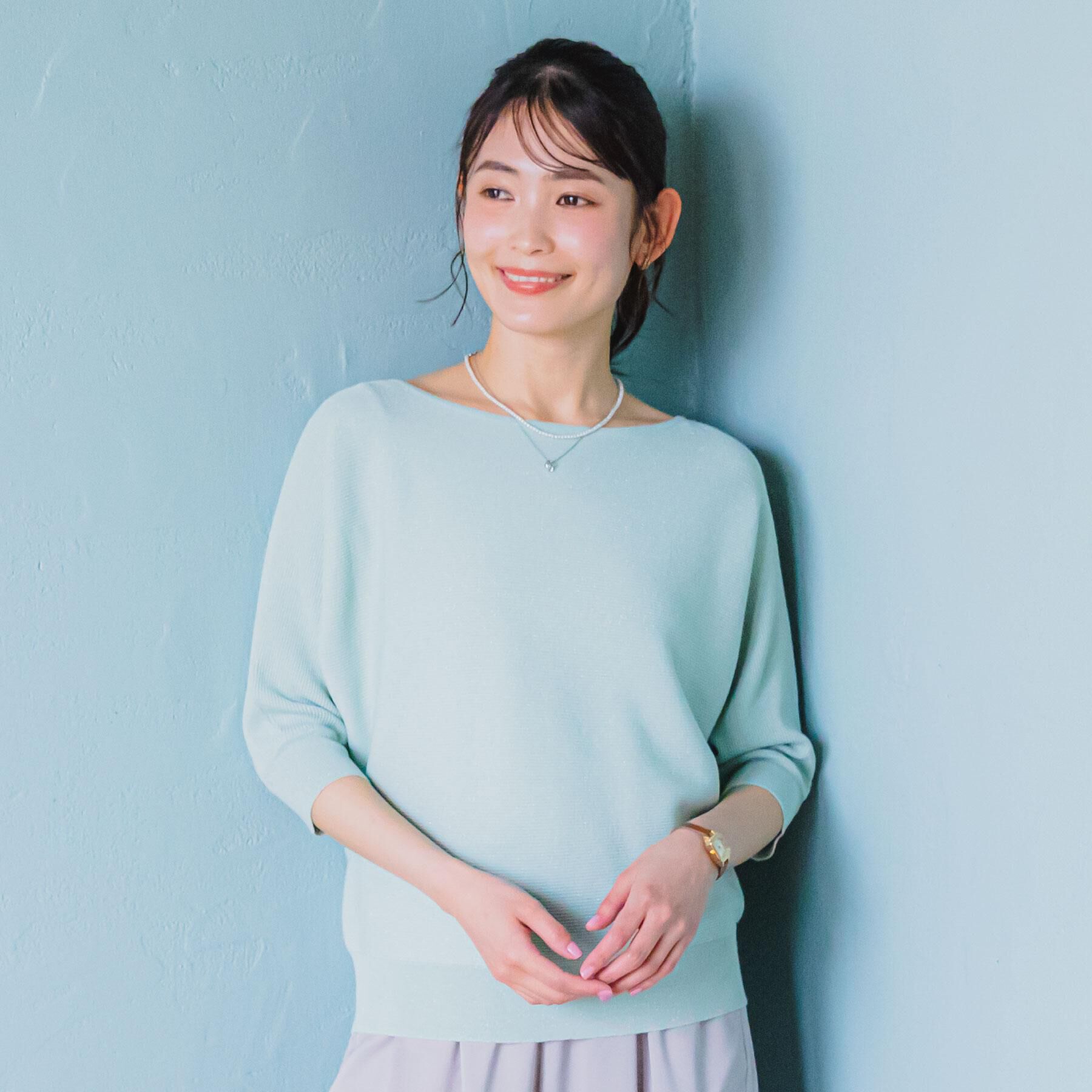 ITS&rsquo;DEMO「【手洗い可】ラメガーターニット」|ニット・セーター|