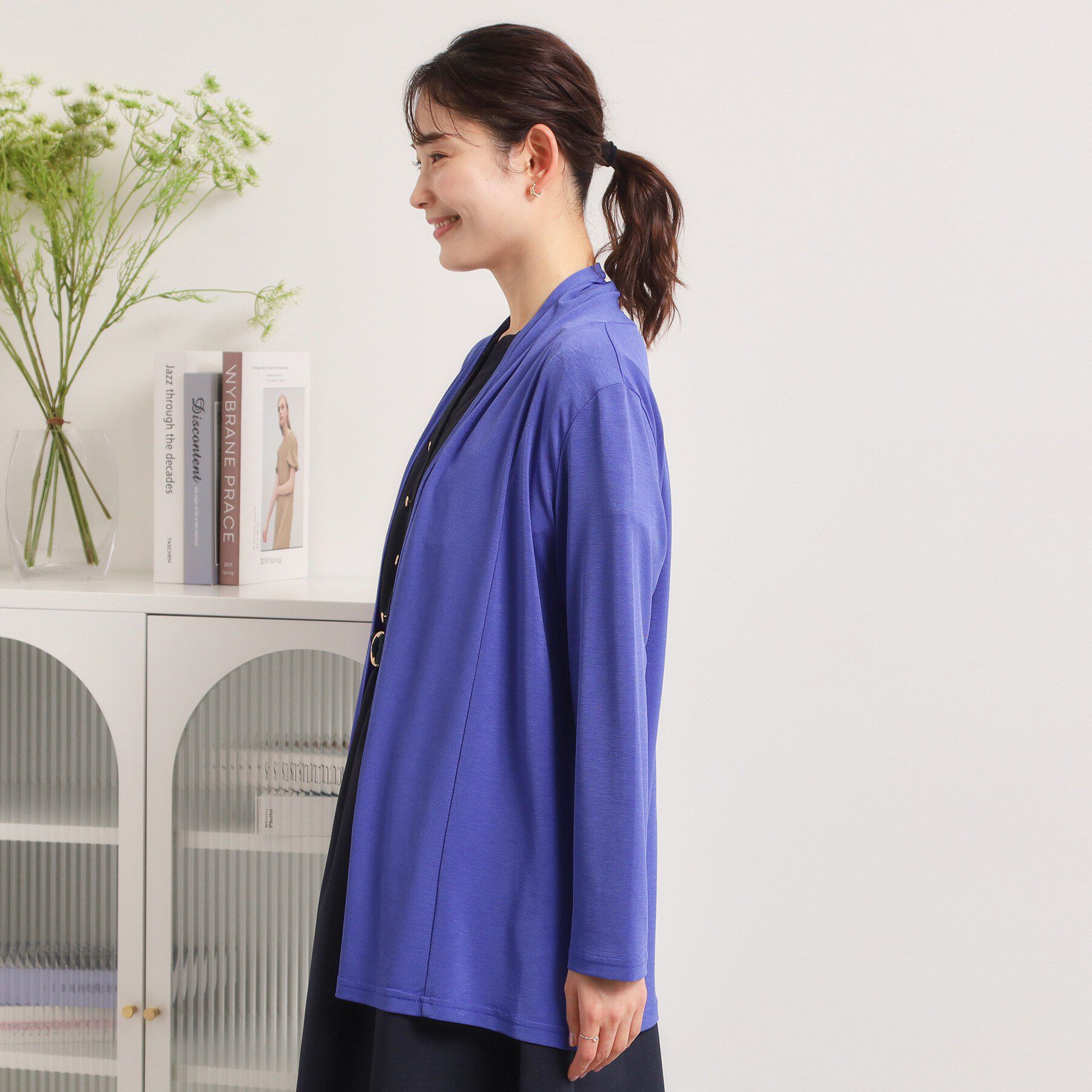 ITS&rsquo;DEMO「【UVカット／洗濯機OK】着流しカーディガン」|カーディガン|