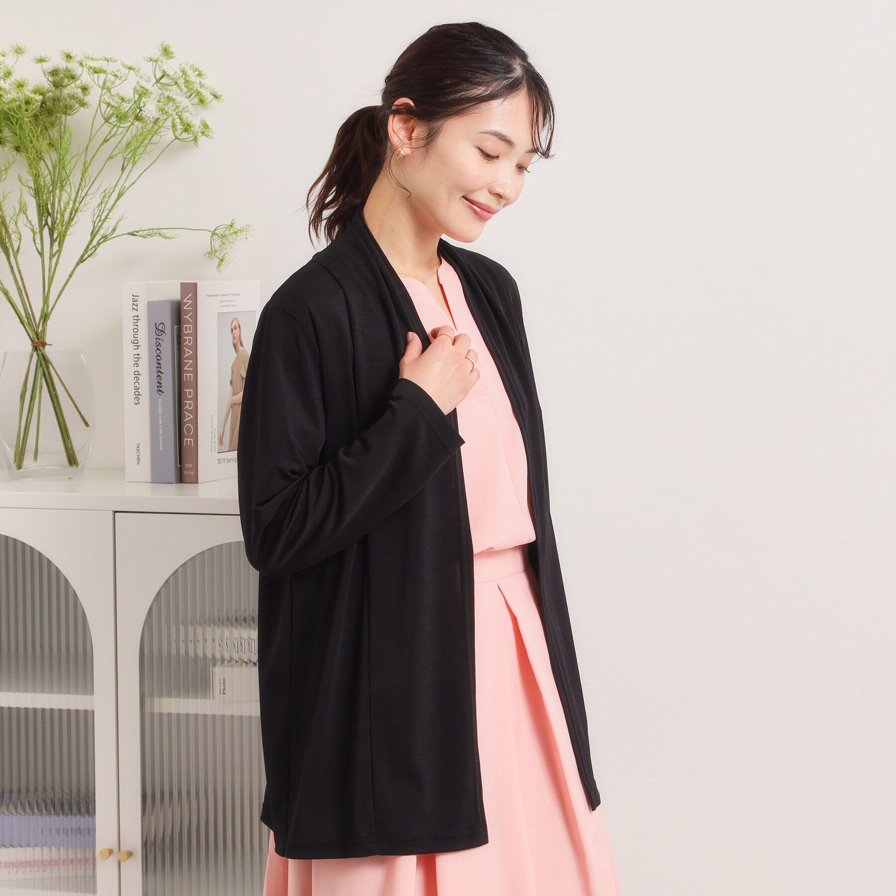 ITS&rsquo;DEMO「【UVカット／洗濯機OK】着流しカーディガン」|カーディガン|