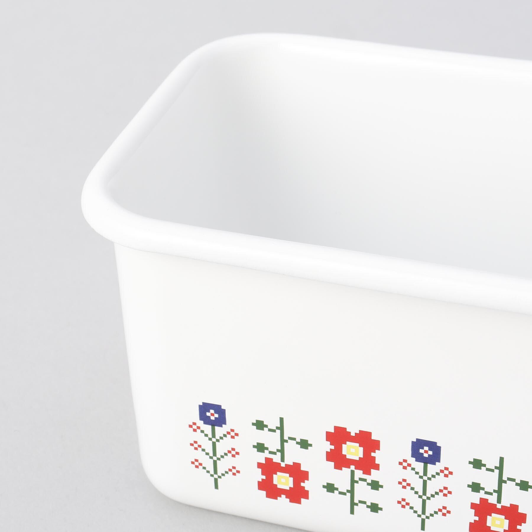 212 KITCHEN STORE「ミーサ深型角容器Ｓ RD ＜富士ホーロー ＞」|食器・キッチングッズ|