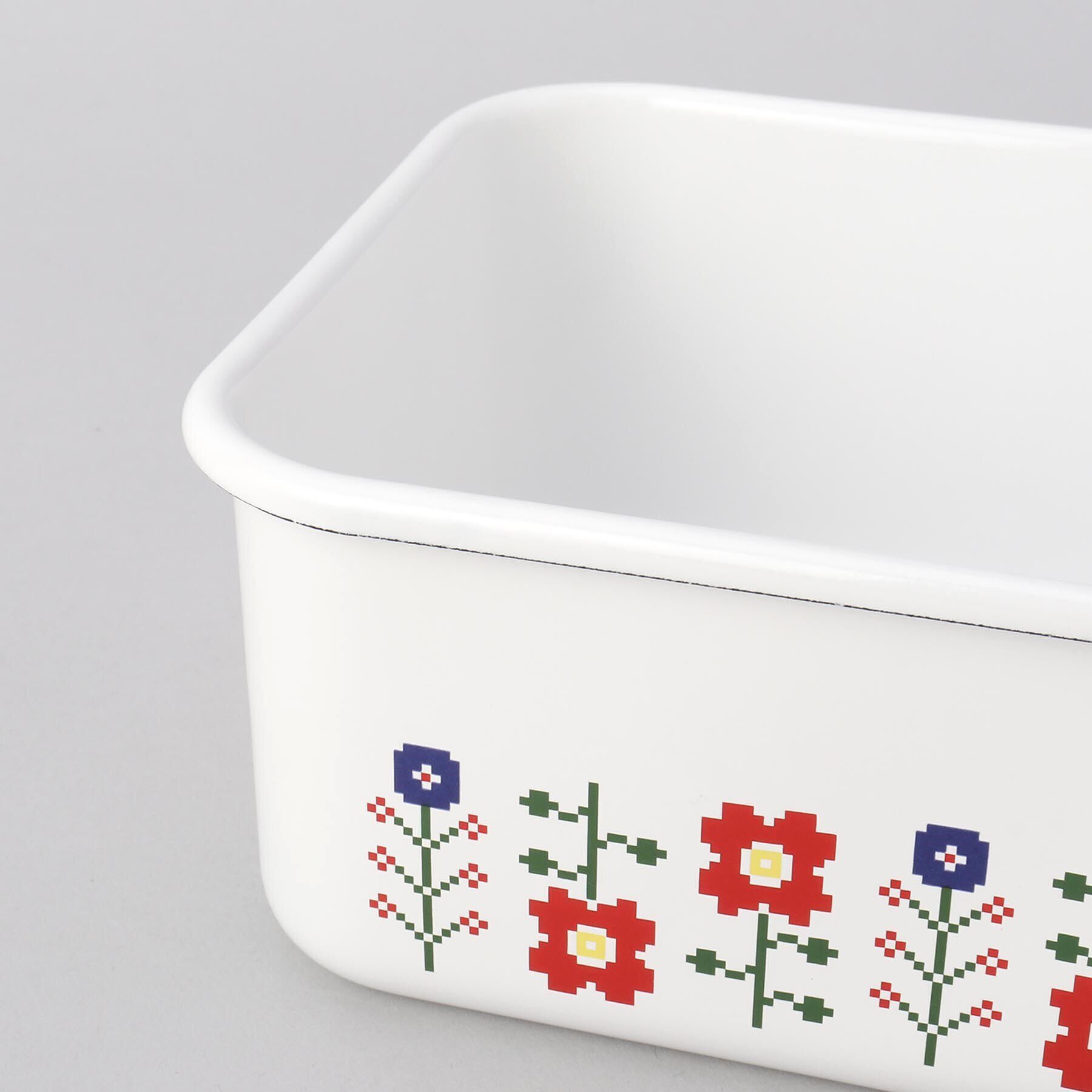 212 KITCHEN STORE「ミーサ深型角容器Ｌ RD ＜富士ホーロー ＞」|食器・キッチングッズ|