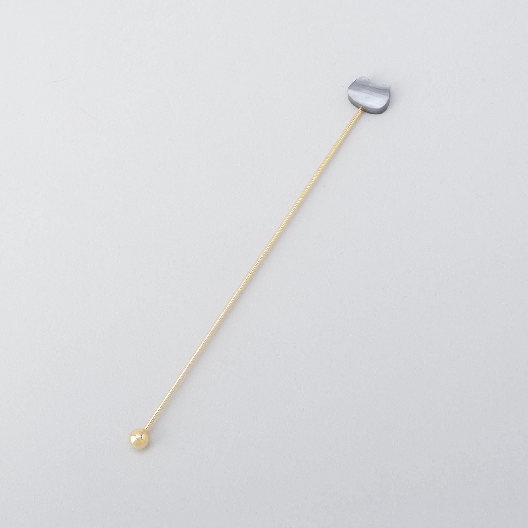 212 KITCHEN STORE「アクリルブロックネコマーブルマドラークロ」|食器・キッチングッズ|