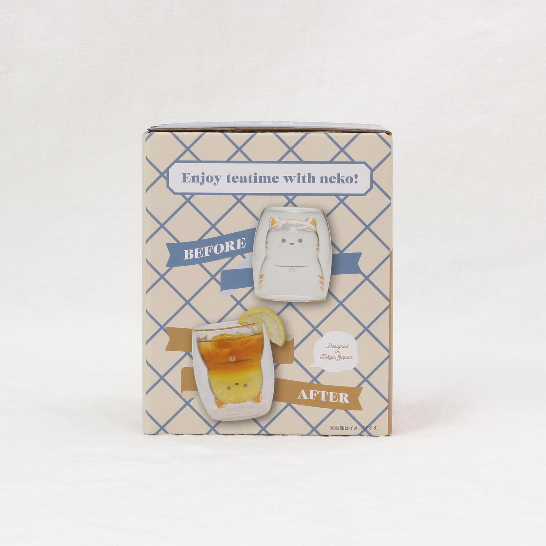 212 KITCHEN STORE「uca 耐熱ネコグラス トラ」|グラス・マグカップ|