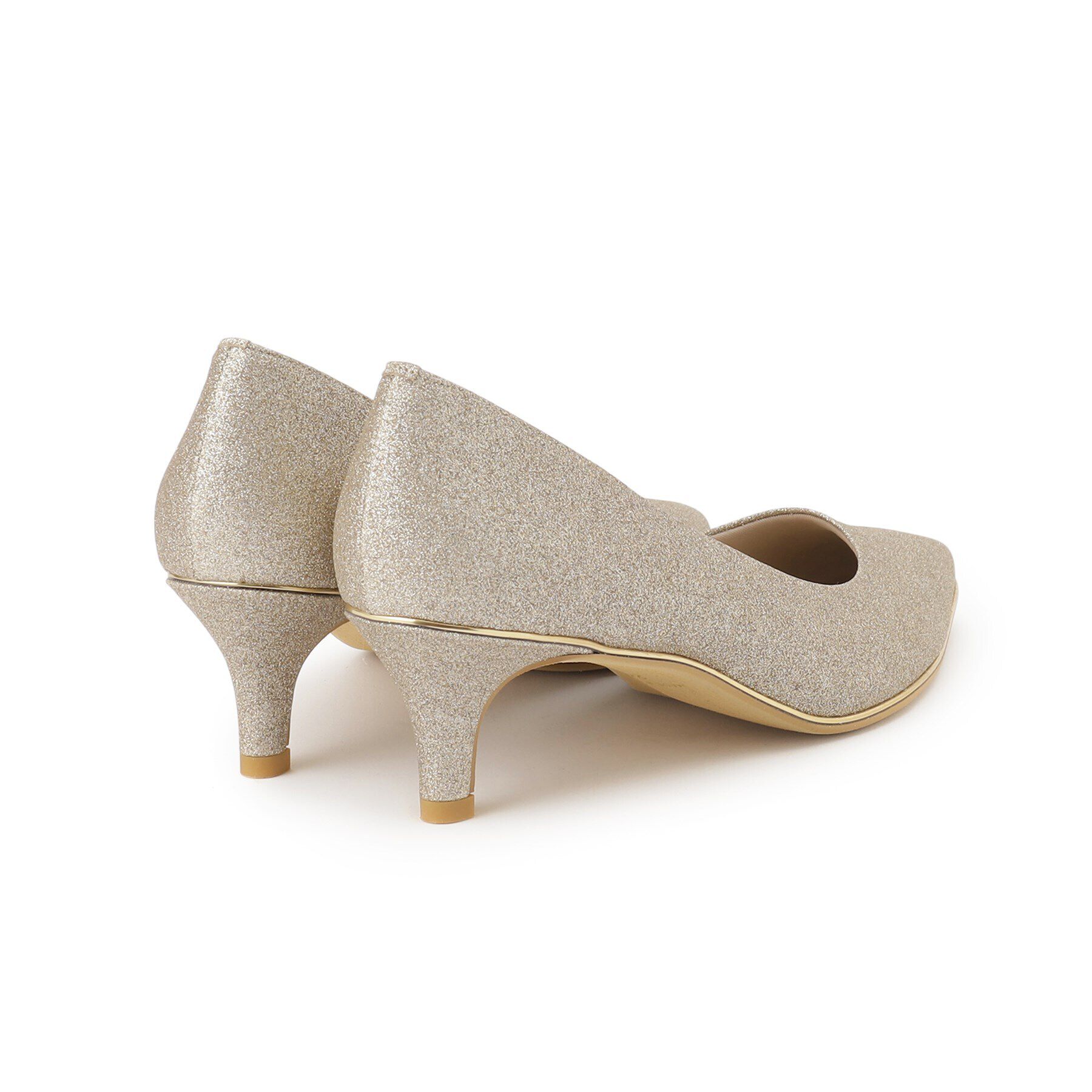 ESPERANZA「履きやすいパンプスヒール約5.5cm/グリッター」|パンプス|