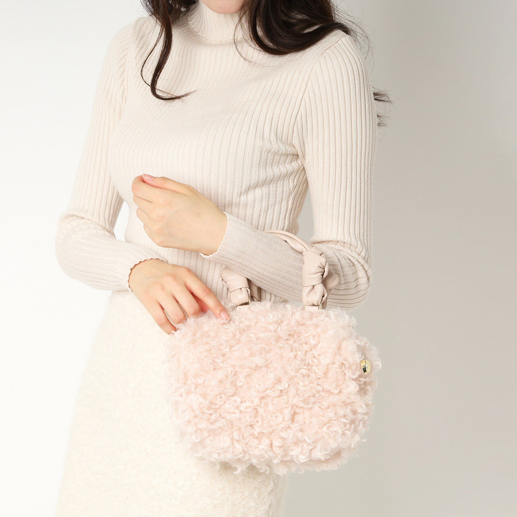 ESPERANZA「シアリングフェイクファーバッグ」|ハンドバッグ|