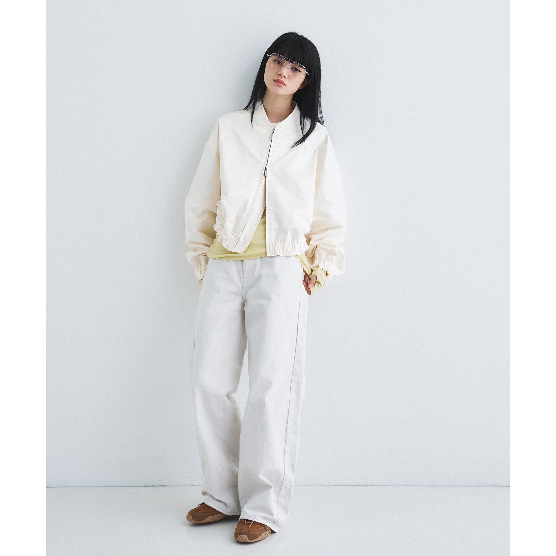 CODE A「satin bomber jacket」|ブルゾン・スタジャン|