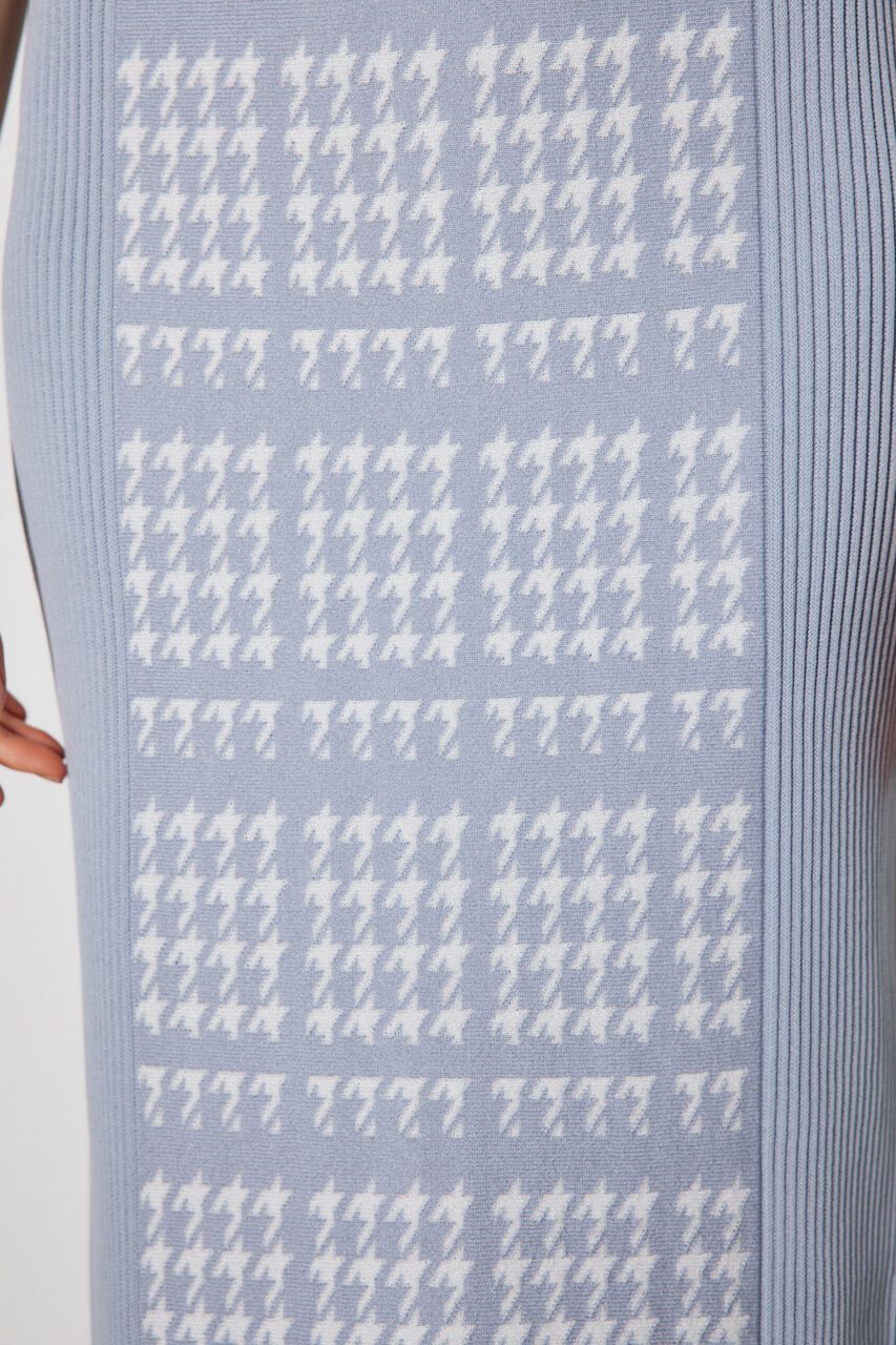 rienda「2WAY千鳥パターンタイトニットワンピース」|ワンピース|