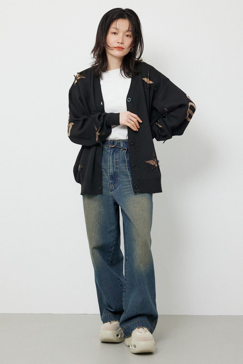 RODEO CROWNS「スター柄ニットカーディガン」|カーディガン|