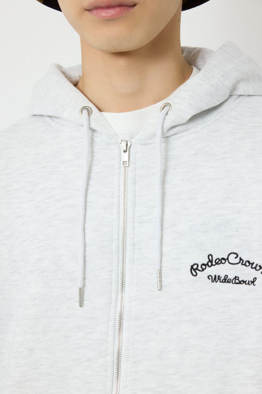 RODEO CROWNS「タイポグラフィーZIPパーカー」|パーカー|