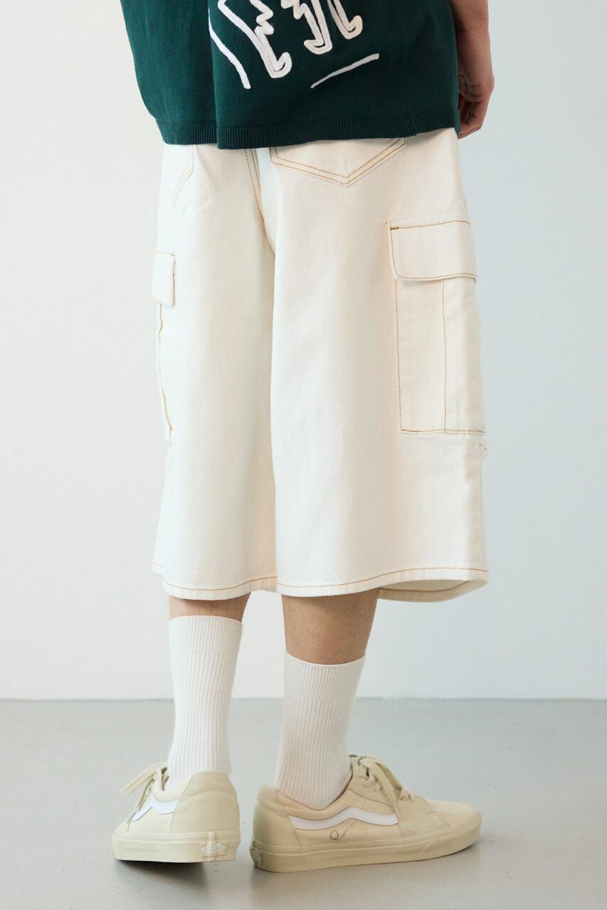 RODEO CROWNS「デニムバミューダカーゴパンツ」|デニム|