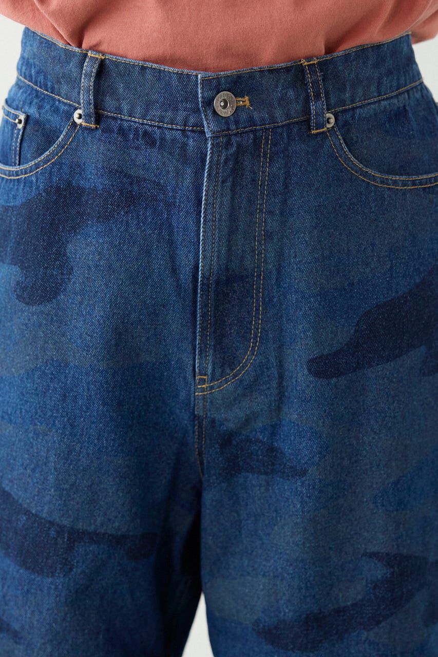 RODEO CROWNS「カモフラデニムバミューダパンツ」|デニム|