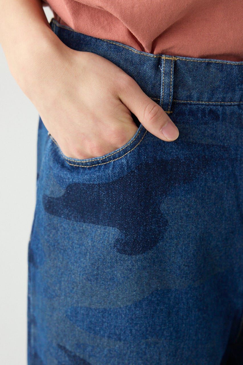 RODEO CROWNS「カモフラデニムバミューダパンツ」|デニム|