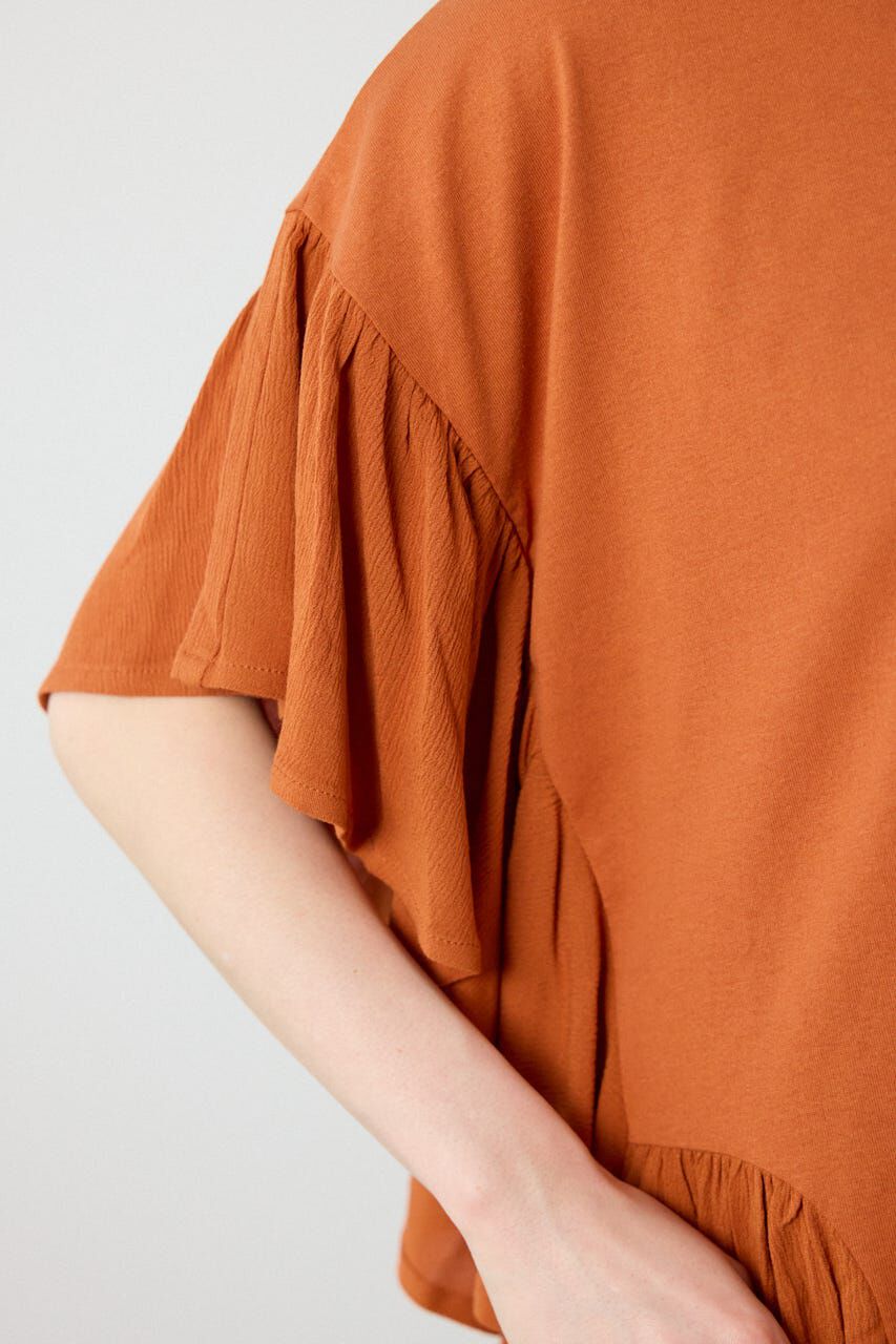 RODEO CROWNS「＜WEB先行アイテム＞レーヨンクレープドッキングフリルトップス」|その他|