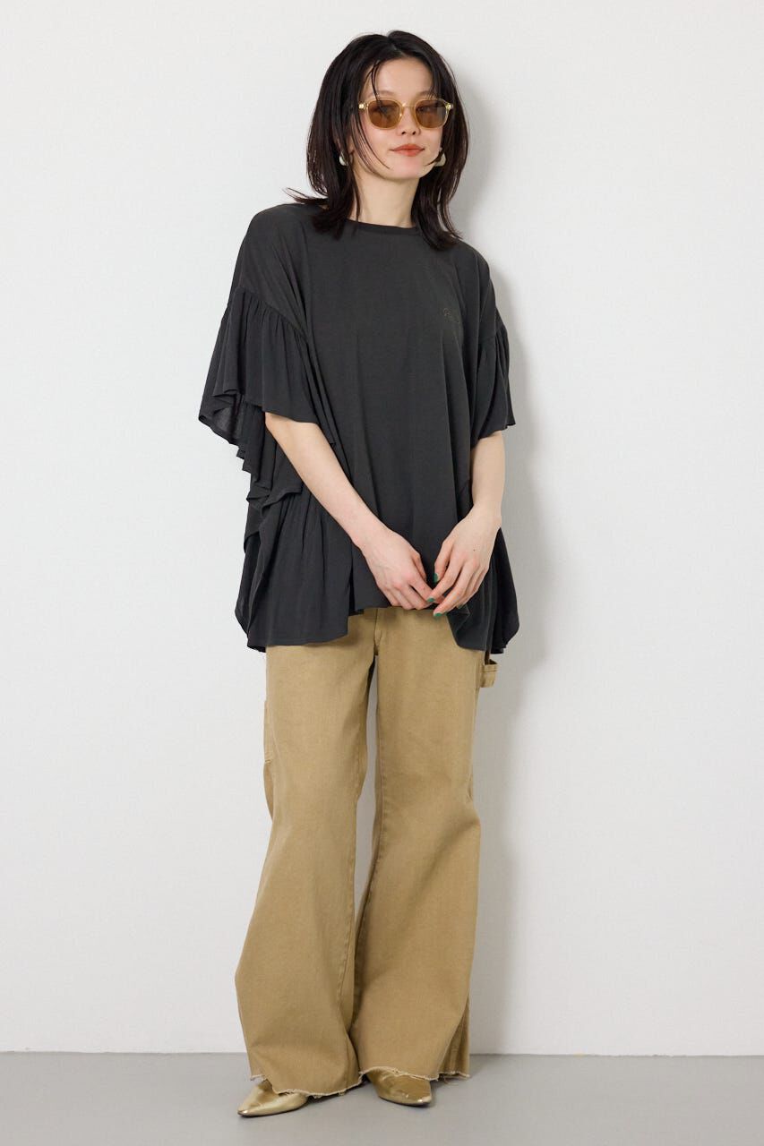 RODEO CROWNS「＜WEB先行アイテム＞レーヨンクレープドッキングフリルトップス」|その他|