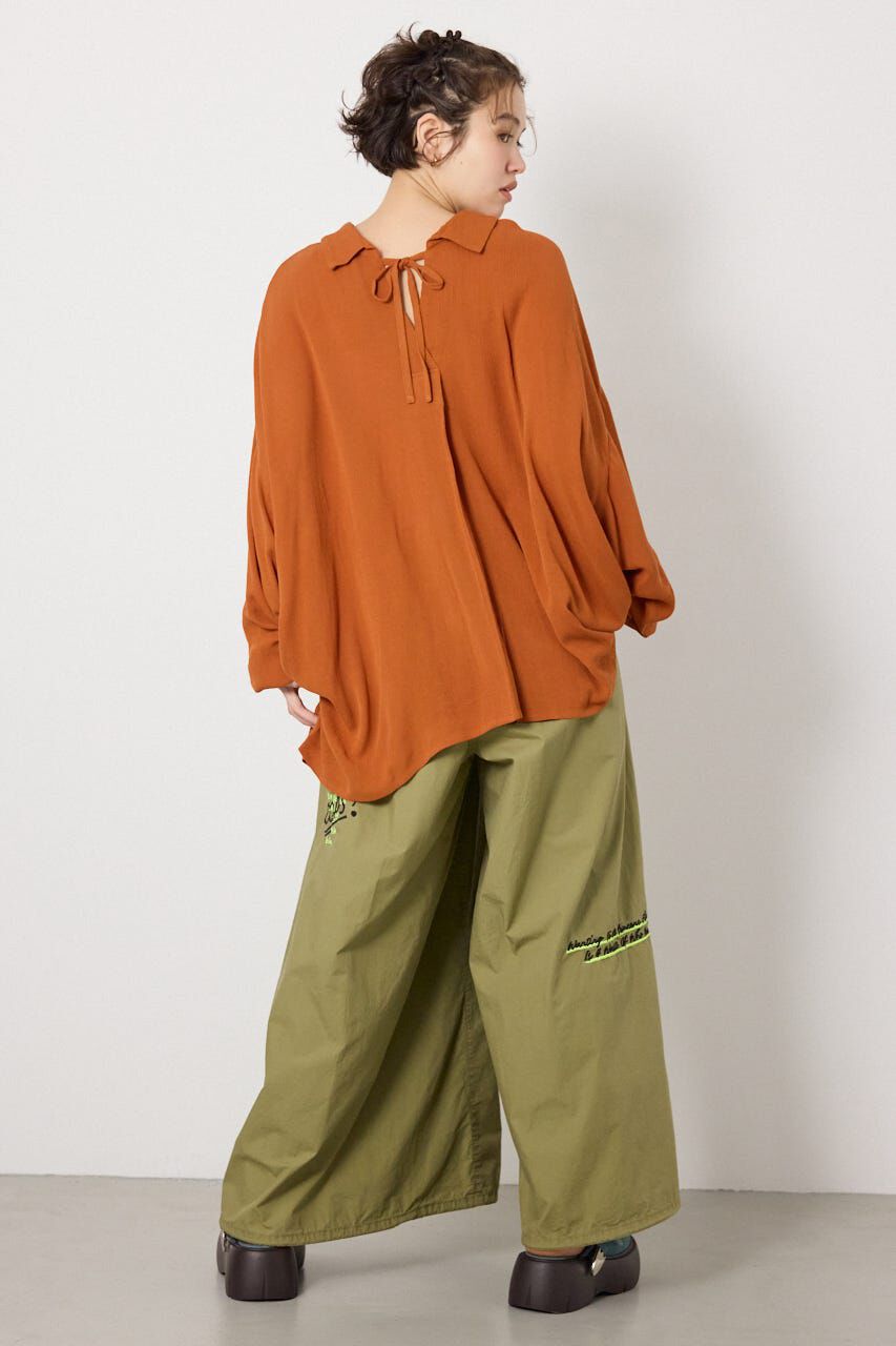 RODEO CROWNS「＜WEB先行アイテム＞レーヨンクレープ2WAYシャツ」|シャツ・ブラウス|