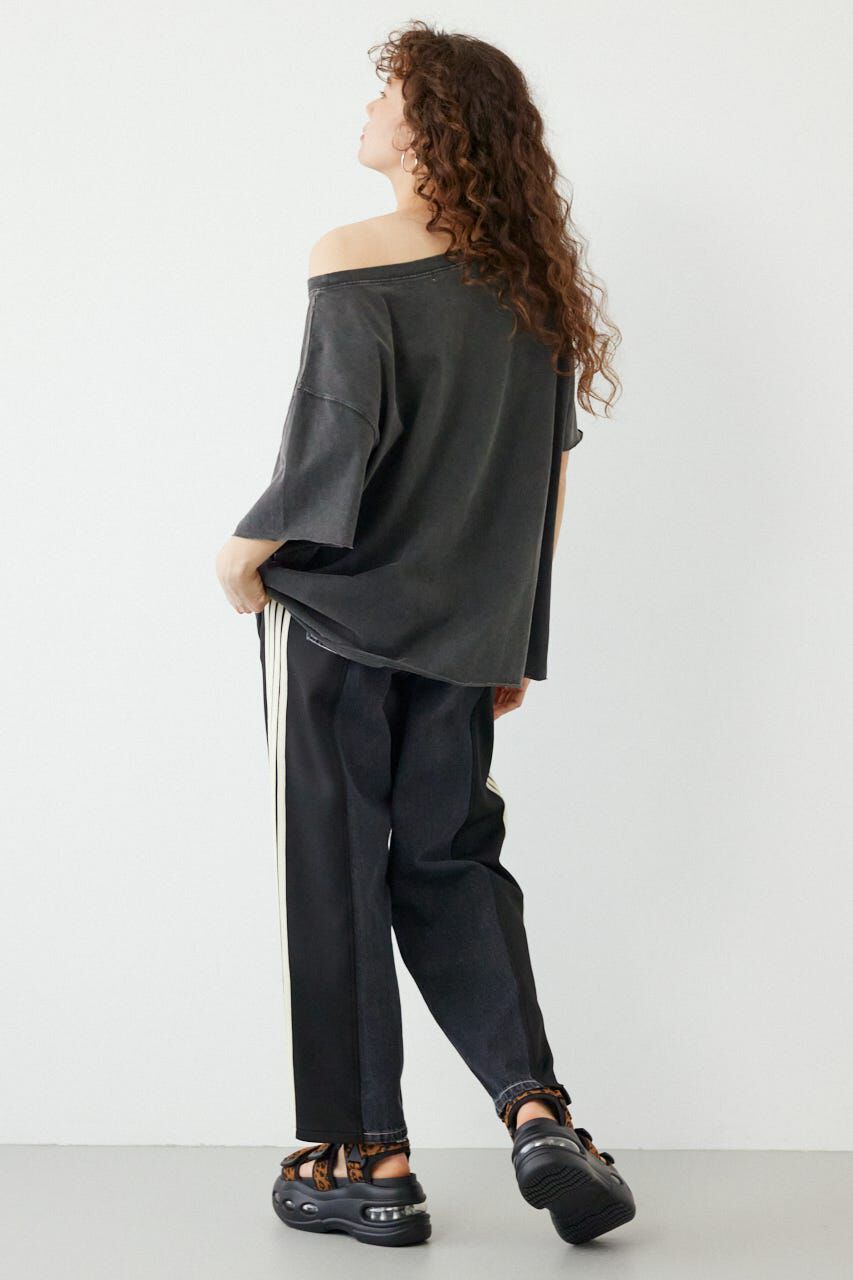 RODEO CROWNS「＜WEB先行アイテム＞ピグメントルーズオフショルTシャツ」|Tシャツ・カットソー|