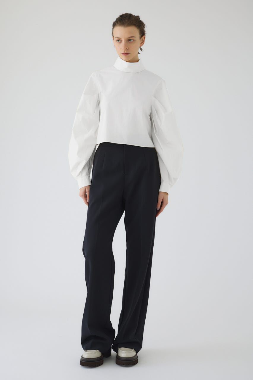 RIM.ARK 「Folded neck tuck blouse」|シャツ・ブラウス|