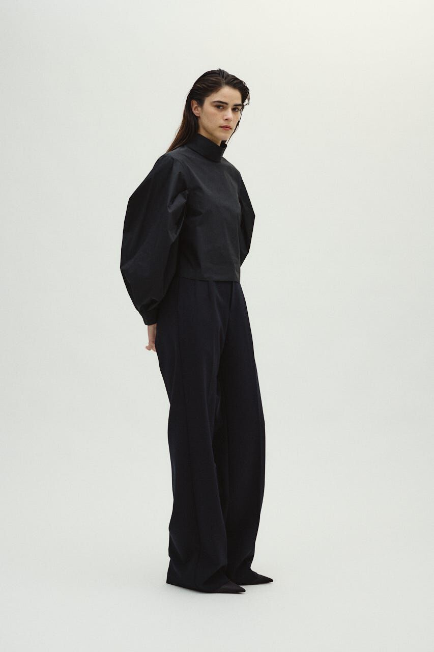 RIM.ARK 「Folded neck tuck blouse」|シャツ・ブラウス|