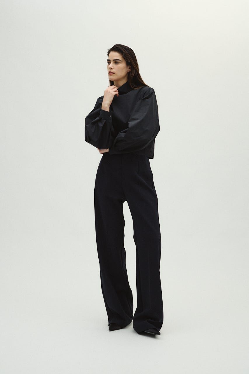 RIM.ARK 「Folded neck tuck blouse」|シャツ・ブラウス|