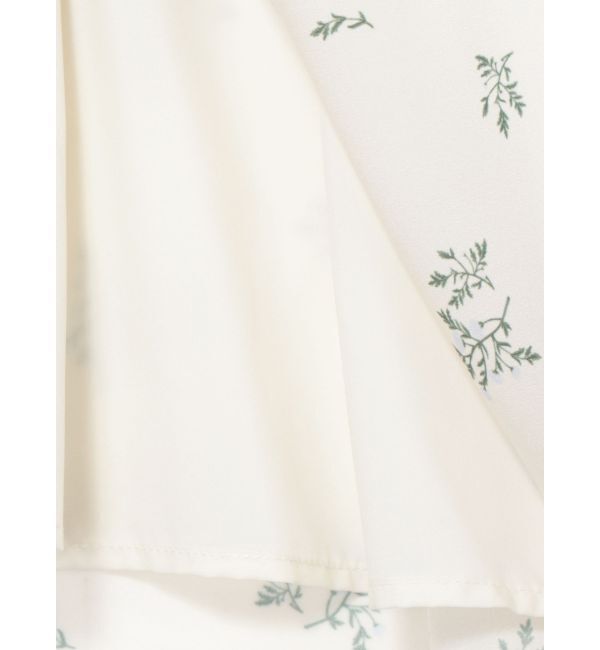 CALNAMUR「FLOWER PRINT FLARE OP/フラワープリントフレアワンピース」|ワンピース|