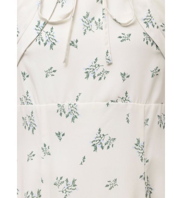 CALNAMUR「FLOWER PRINT FLARE OP/フラワープリントフレアワンピース」|ワンピース|