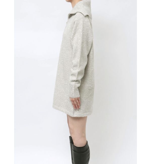 CALNAMUR「TWINKLE SHAGGY KNIT MINI OP/トゥインクルシャギーニットワンピース」|ワンピース|