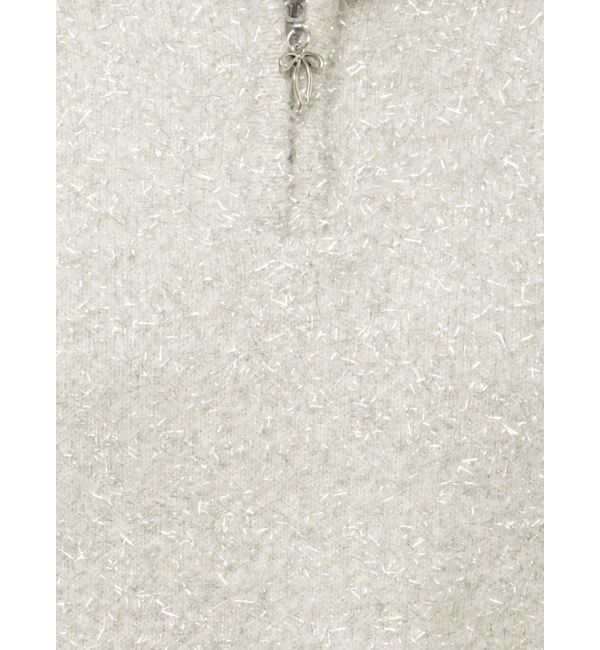 CALNAMUR「TWINKLE SHAGGY KNIT MINI OP/トゥインクルシャギーニットワンピース」|ワンピース|