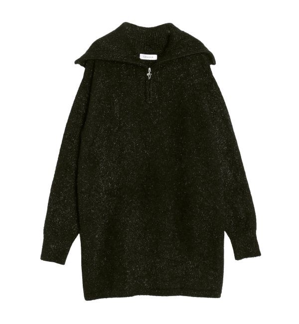 CALNAMUR「TWINKLE SHAGGY KNIT MINI OP/トゥインクルシャギーニットワンピース」|ワンピース|