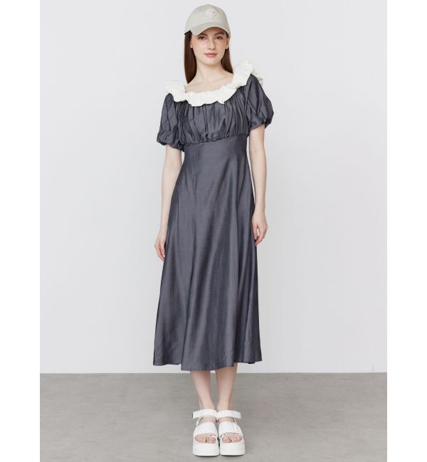 CALNAMUR「BALLOON OFF SHOULDER OP/バルーンオフショルダーワンピース」|ワンピース|