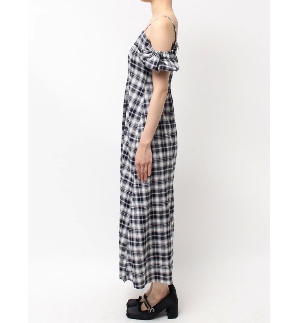 CALNAMUR「２ＷＡＹチェックロングワンピース」|ワンピース|