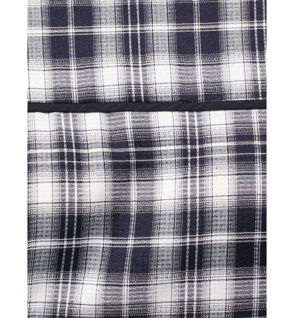 CALNAMUR「２ＷＡＹチェックロングワンピース」|ワンピース|