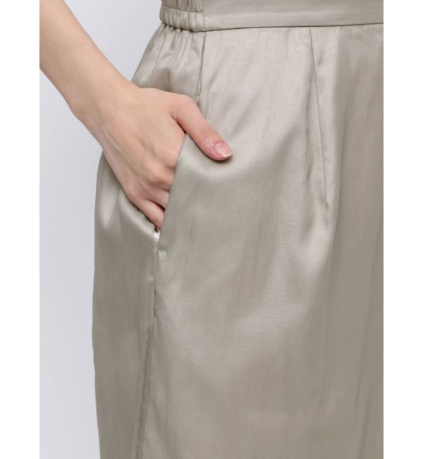 ELENDEEK「SHEER LONG I-LINE SK」|スカート|