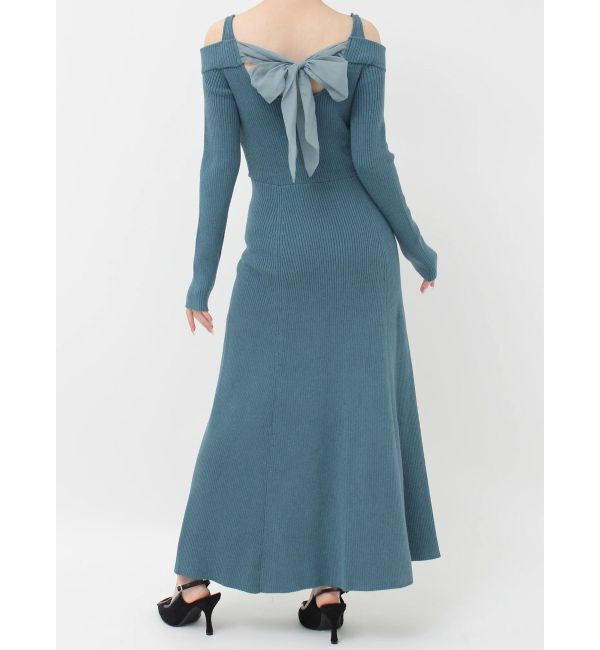 RESEXXY「バックリボンマーメイドニットワンピース」|ワンピース|
