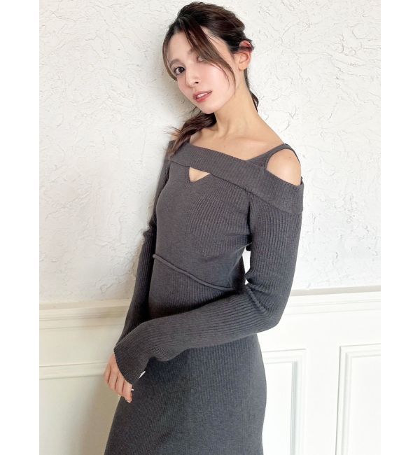 RESEXXY「バックリボンマーメイドニットワンピース」|ワンピース|