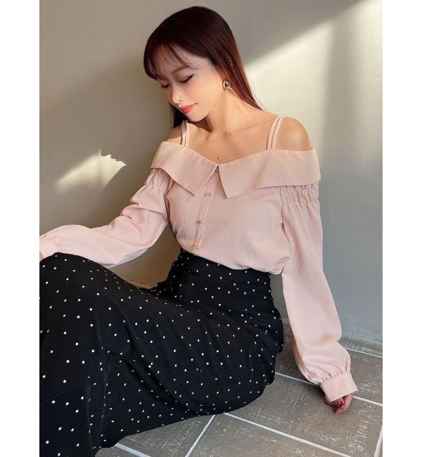 RESEXXY「ダブルストラップオフショルブラウス」|シャツ・ブラウス|