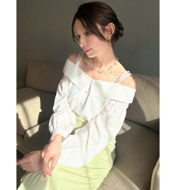 RESEXXY「ダブルストラップオフショルブラウス」|シャツ・ブラウス|