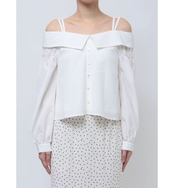 RESEXXY「ダブルストラップオフショルブラウス」|シャツ・ブラウス|