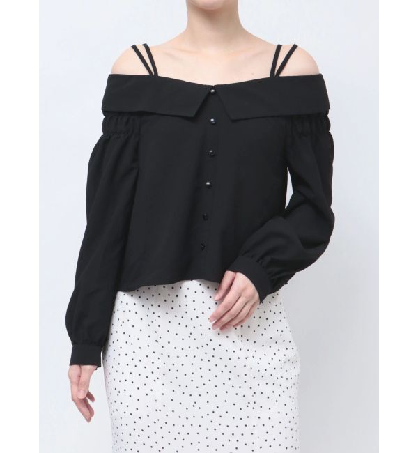 RESEXXY「ダブルストラップオフショルブラウス」|シャツ・ブラウス|