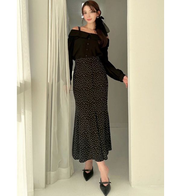 RESEXXY「ダブルストラップオフショルブラウス」|シャツ・ブラウス|