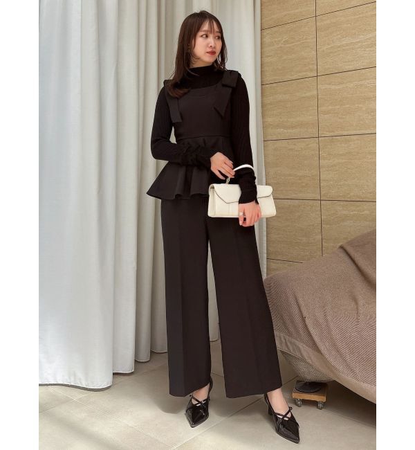 dazzlin「バックオープンリブニットトップス」|ニット・セーター|