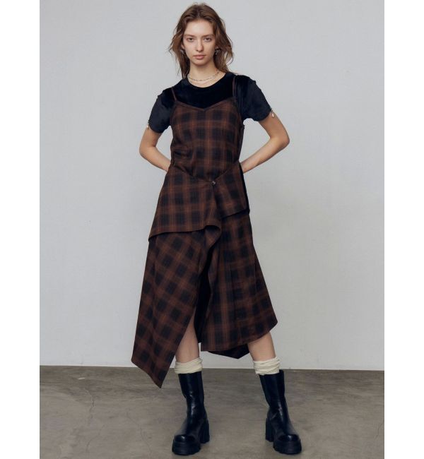 EMODA「スリットフリルマキシワンピース」|ワンピース|